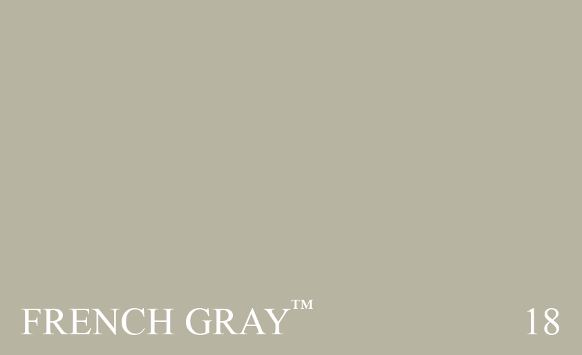 Couleur 18 French Gray : Très utilisée dans les papiers peints du XIXème siècle.