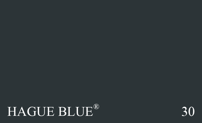 Couleur 30 Hague Blue : Un bleu intense rappelant les boiseries externes hollandaises.