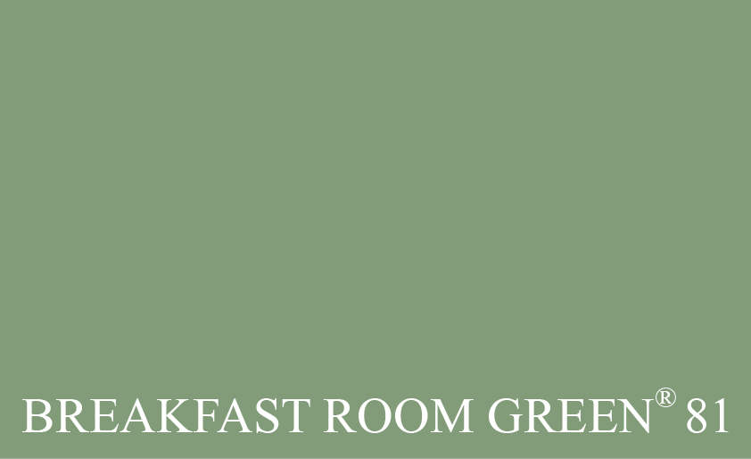 Couleur Peinture Farrow & Ball 81 Breakfast Room Green : Une couleur vivante aussi bien de jour qu’à la lumière des chandelles.