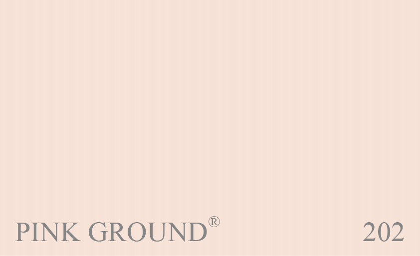 Couleur Peinture Farrow & Ball 202 Pink Ground : Le rouge le plus clair de nos couleurs de fond pour papier peint.