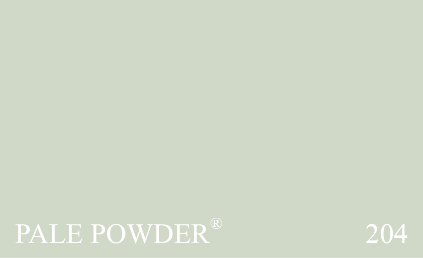 Couleur Peinture Farrow & Ball 204 Pale Powder : Une version ple, moins colore, du no. 236 Teresa's Green.