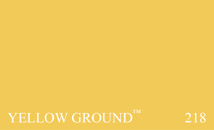 Couleur 218 Yellow Ground : L’une de nos couleurs de fond jaune pour papier peint.