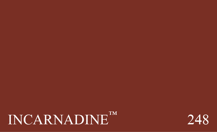 Couleur Peinture Farrow & Ball 248 Incarnadine : Rouge cramoisi intense, semblable  la peinture brillante rouge quavait utilise David Hicks  Barons Court dans les annes 70.