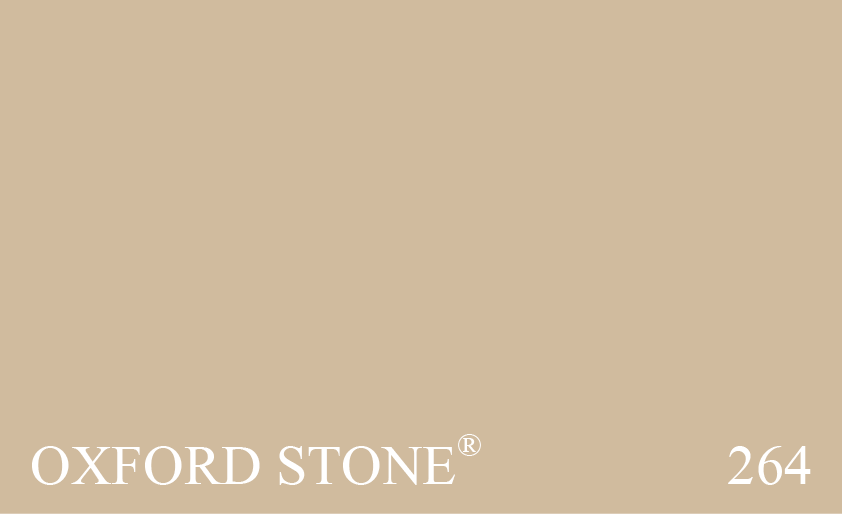 Couleur 264 Oxford Stone : Plus foncée et plus chaude qu’Archive® et que Joa’s White. S’harmonise parfaitement avec London Stone pour un intérieur chaleureux.