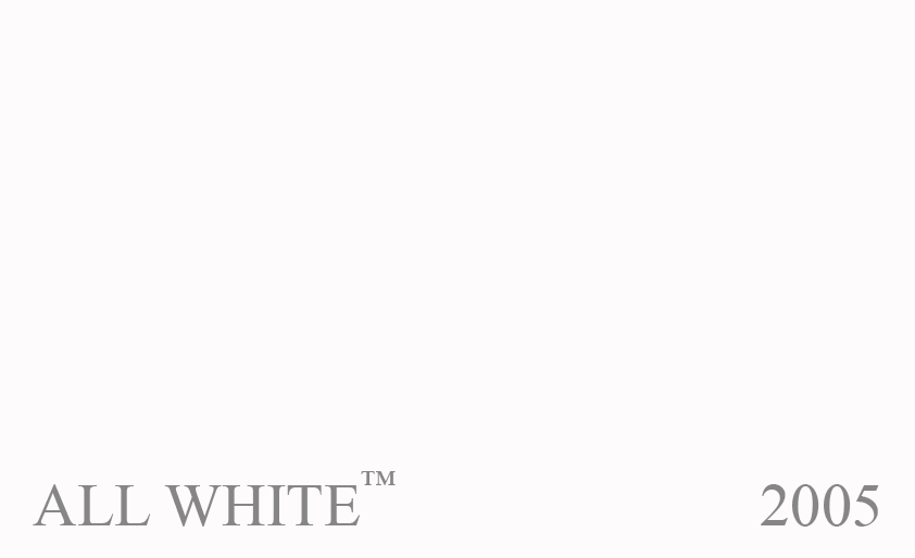 Couleur Peinture Farrow & Ball 2005 All White : Couleur neutre. Un blanc vif contenant uniquement des pigments blancs de tons différents.