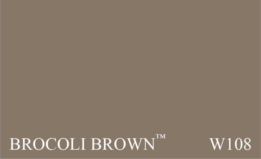 Couleur Peinture Farrow & Ball NHM W108 Broccoli Brown : Brun clair