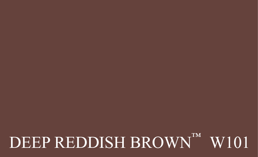 Couleur Peinture Farrow & Ball NHM W101 Deep Reddish Brown : Brun terreux et profond