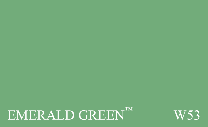 Couleur Peinture Farrow & Ball NHM W53 Emerald Green : Vert lumineux
