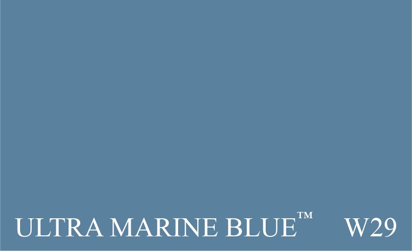 Couleur Peinture Farrow & Ball NHM W29 Ultra Marine Blue : Bleu en demi-teinte