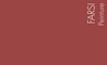 CouleurCouleur Peinture Mercadier Farsi : Rouge brun et chaud ; version voilée et adoucie du Cocorico, sous certains éclairages il est brun.