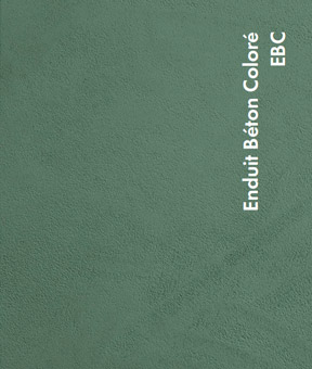 Matière Enduit Béton Coloré - EBC dans la couleur GRAND PIN de la Collection 20 ans