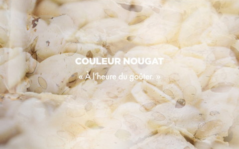 Couleur NOUGAT -  « À l'heure du goûter. »