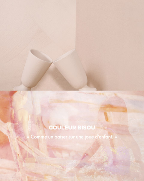 Couleur BISOU - « Comme un baiser sur une joue d'enfant. »