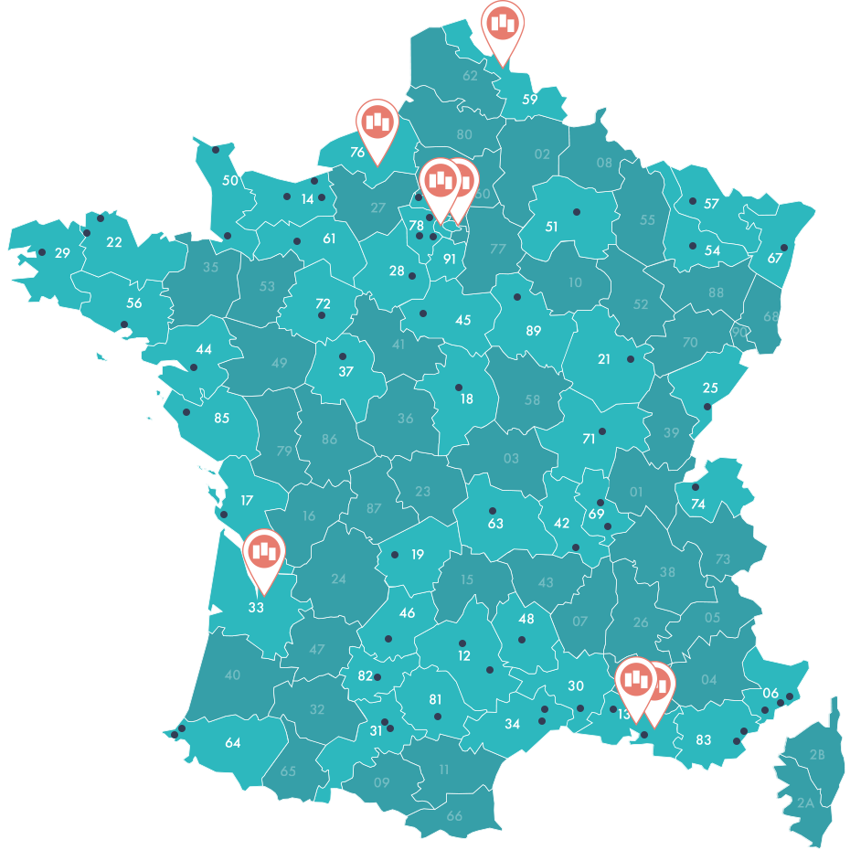 Les revendeurs de la marque Mercadier en France
