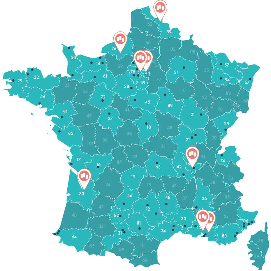 Les revendeurs de la marque Mercadier en France