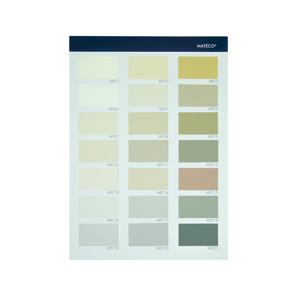 Nuancier peinture Matéco