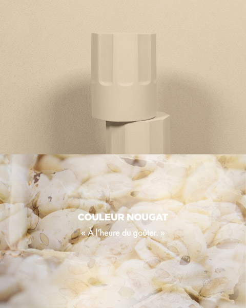 Couleur NOUGAT -    l'heure du goter. 