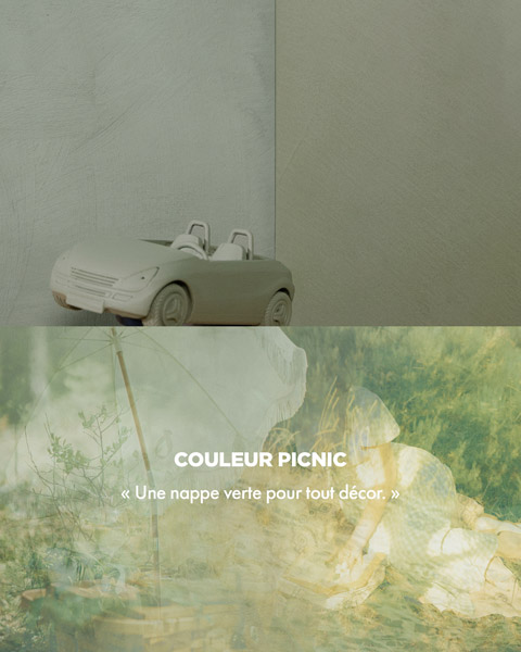 Couleur PICNIC - « Une nappe verte pour tout décor. »