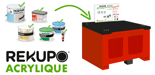 Mercadier co-engag avec Rekupo acrylique