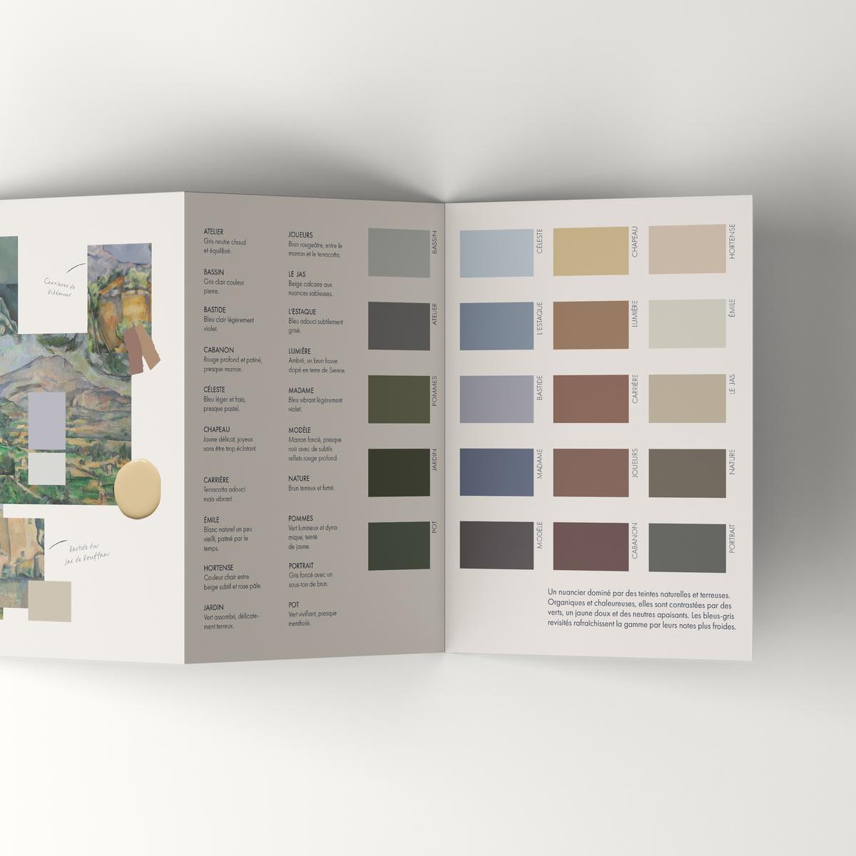 Nuancier - Collection : Sur les traces de Cezanne