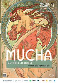 Mécénat Mercadier Hôtel de Caumont - Mucha maître de l'art nouveau.