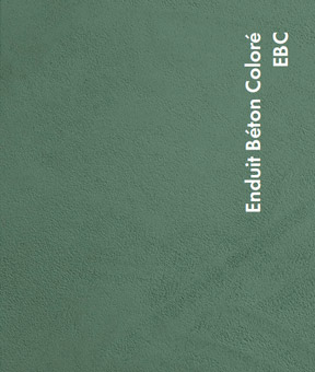 Matière Enduit Béton Coloré - EBC dans la couleur GRAND PIN de la Collection 20 ans Matière Enduit Béton Coloré - EBC dans la couleur GRAND PIN de la Collection 20 ans
