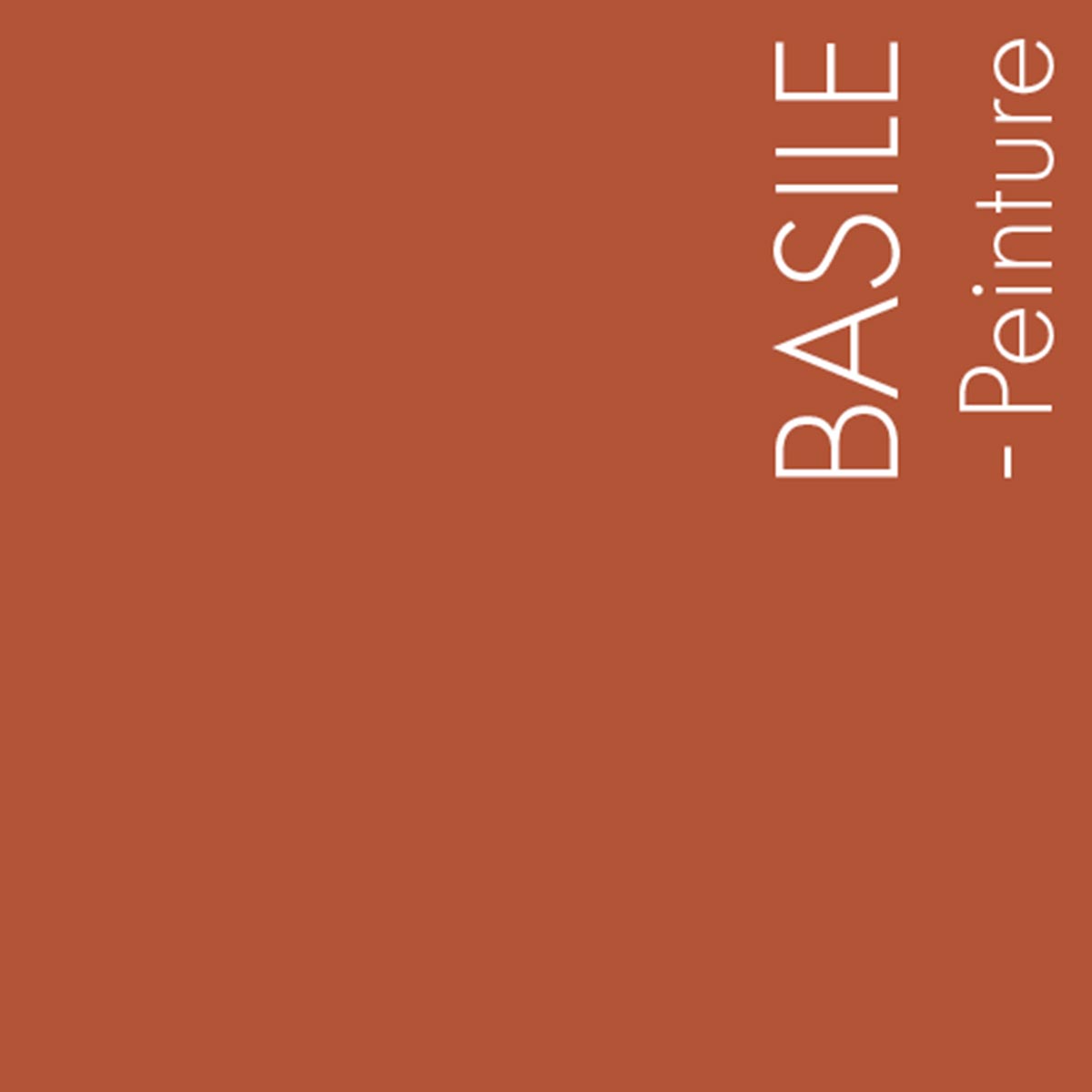 Couleur Basile : Rouge brique lumineux.