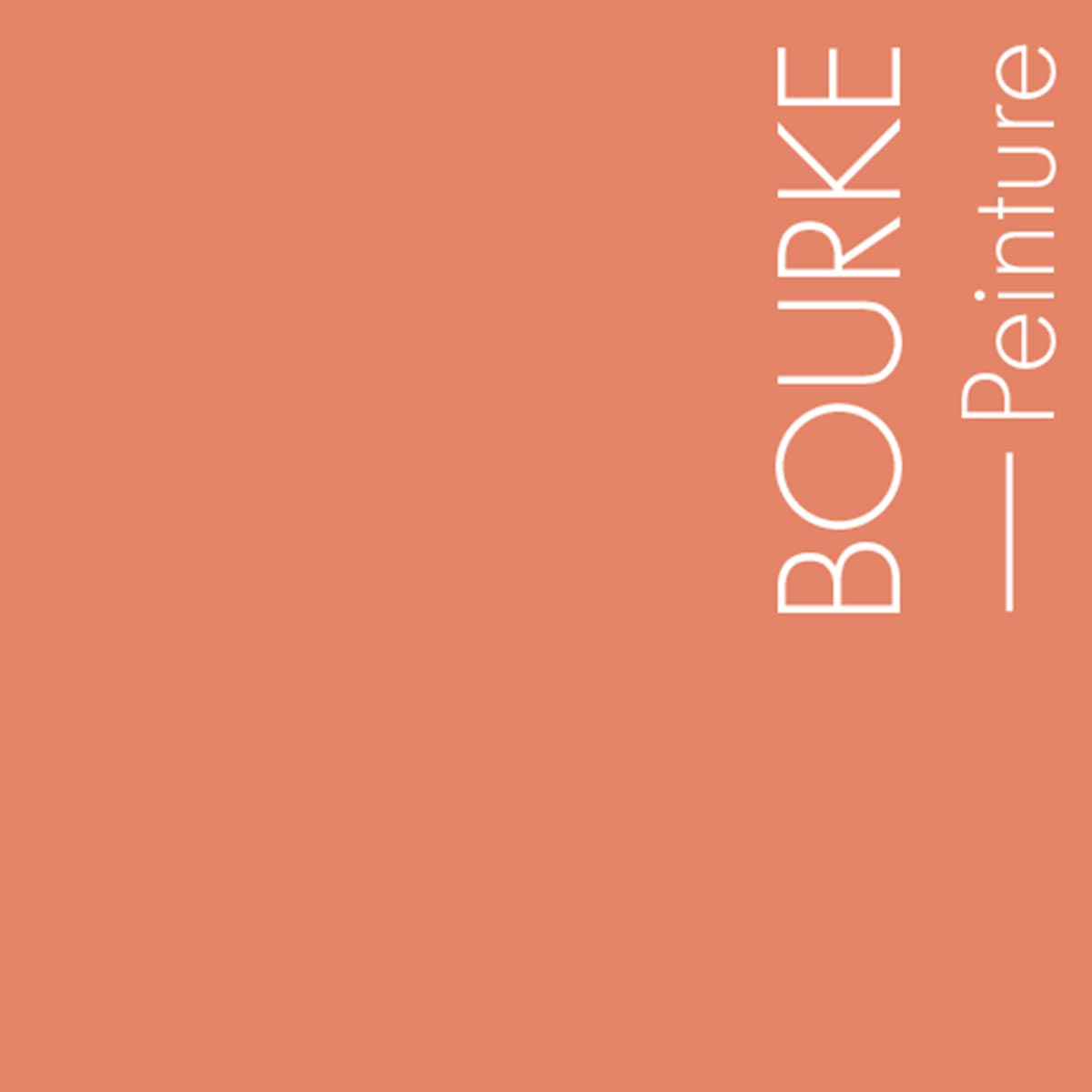 Couleur Bourke : Un corail très équilibré..ni trop rosé..ni trop orangé…Lumineux et chatoyant il fera "chanter" à merveille certains verts et bleus du nuancier.