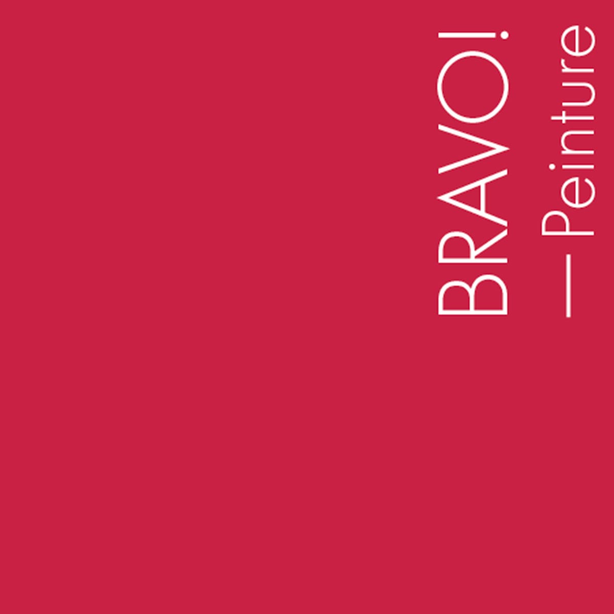 Couleur Bravo : Rouge vibrant, à peine rosé. Moins vif que le CALYPSO.