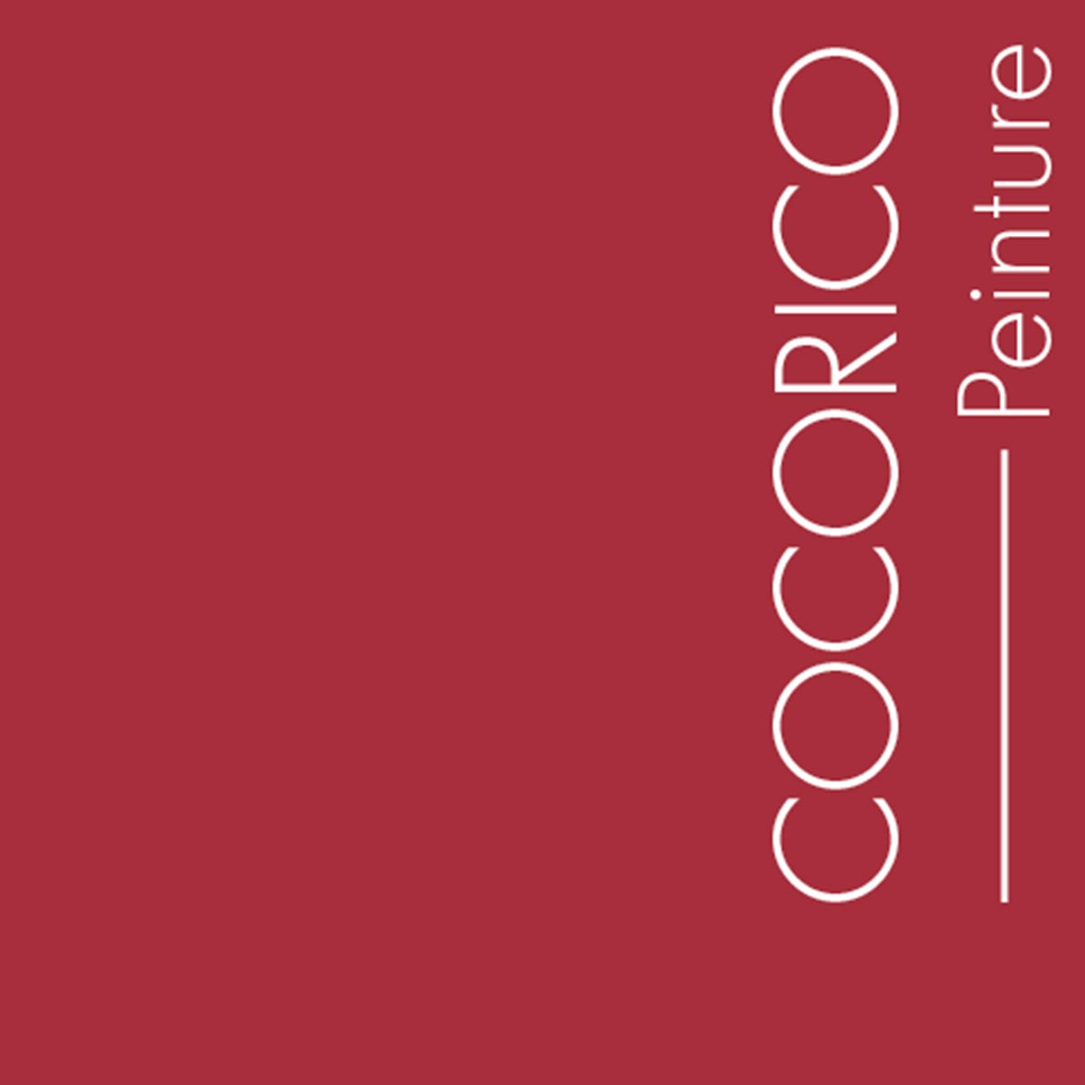 Couleur Cocorico : Rouge chaud à peine nuancé d