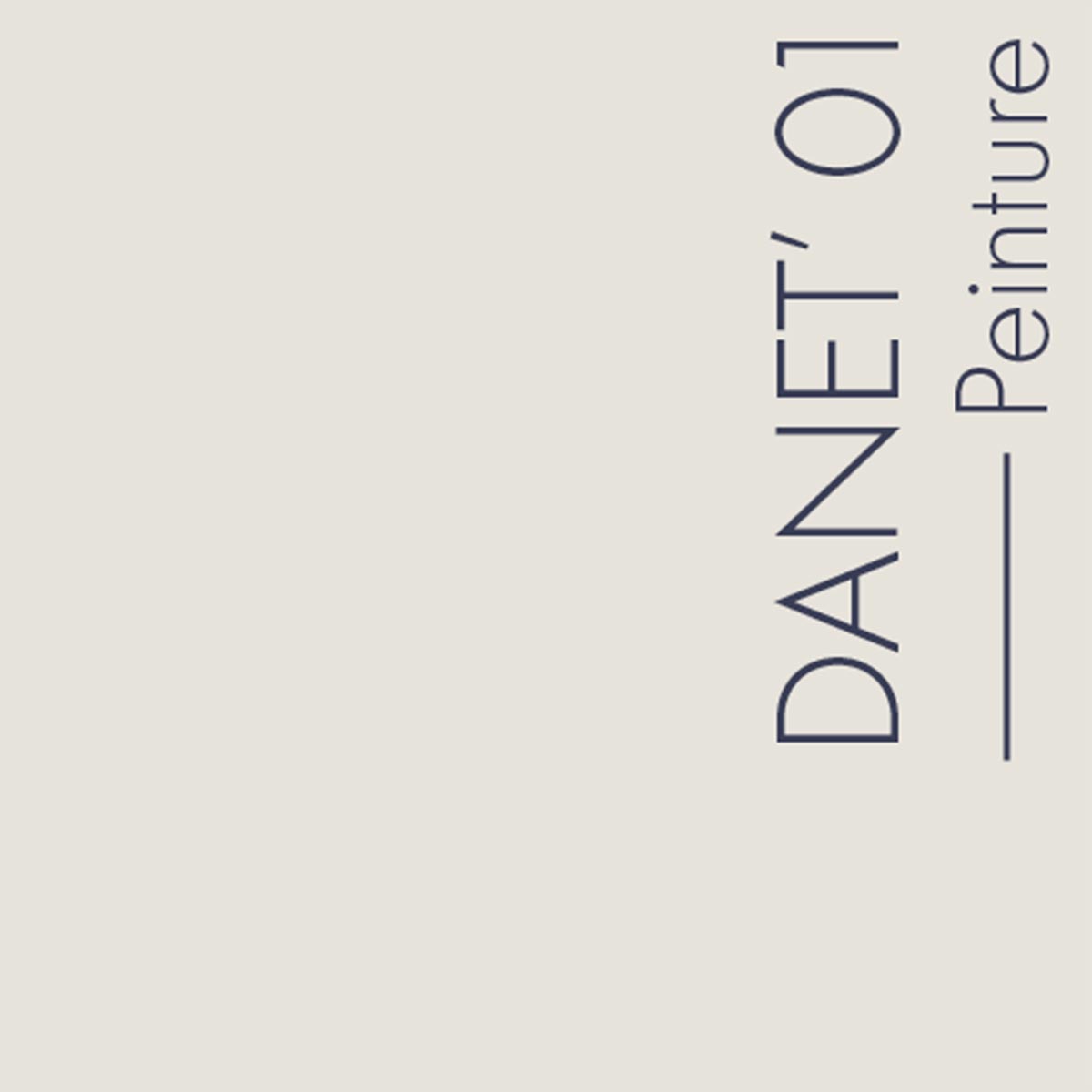 Couleur Danet01 : Blanc cassé presque ivoire.