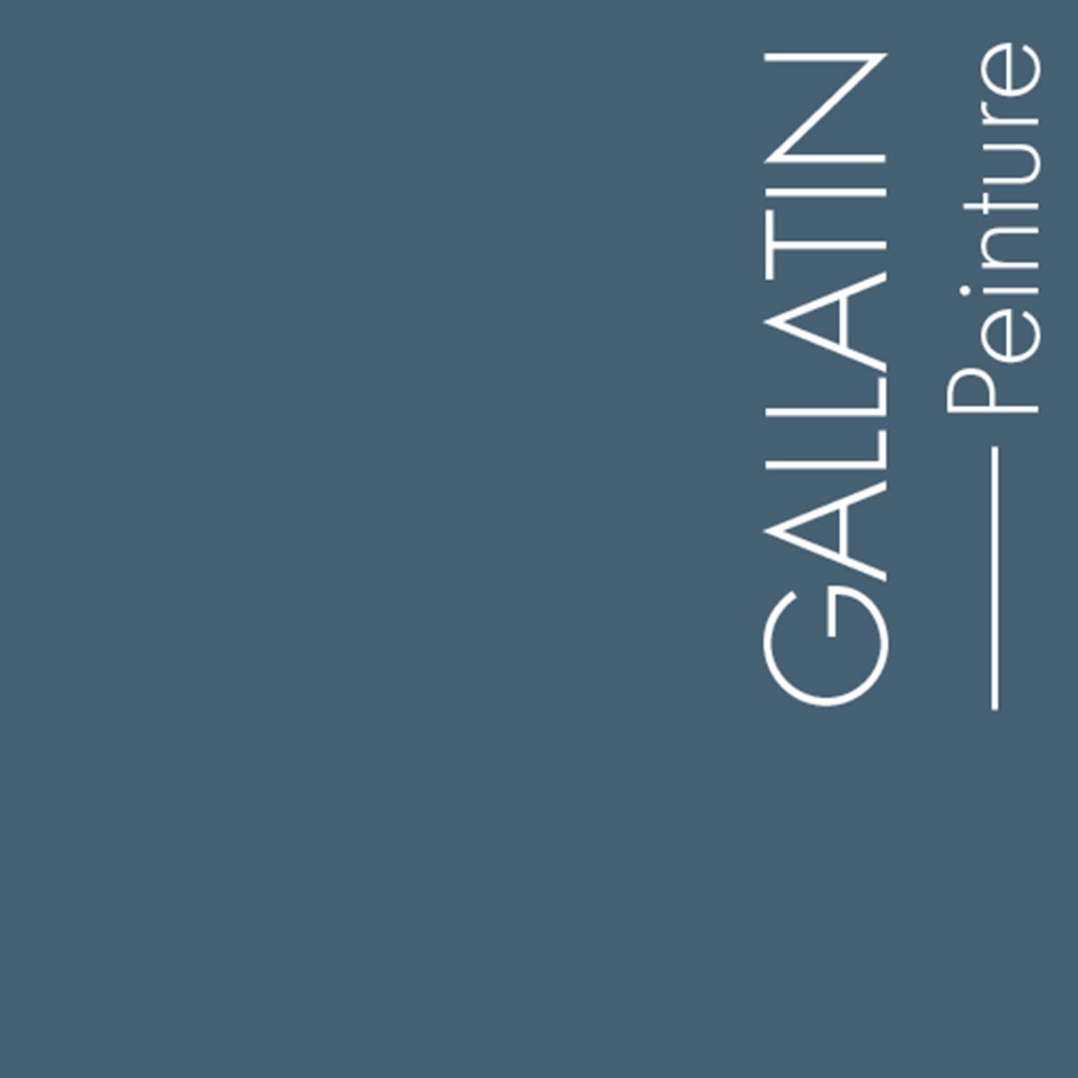 Couleur Gallatin : Plus soutenu que ISATIS, il est aussi plus bleu mais suffisamment retenu et discret pour être utilisé sur de grandes surfaces.
