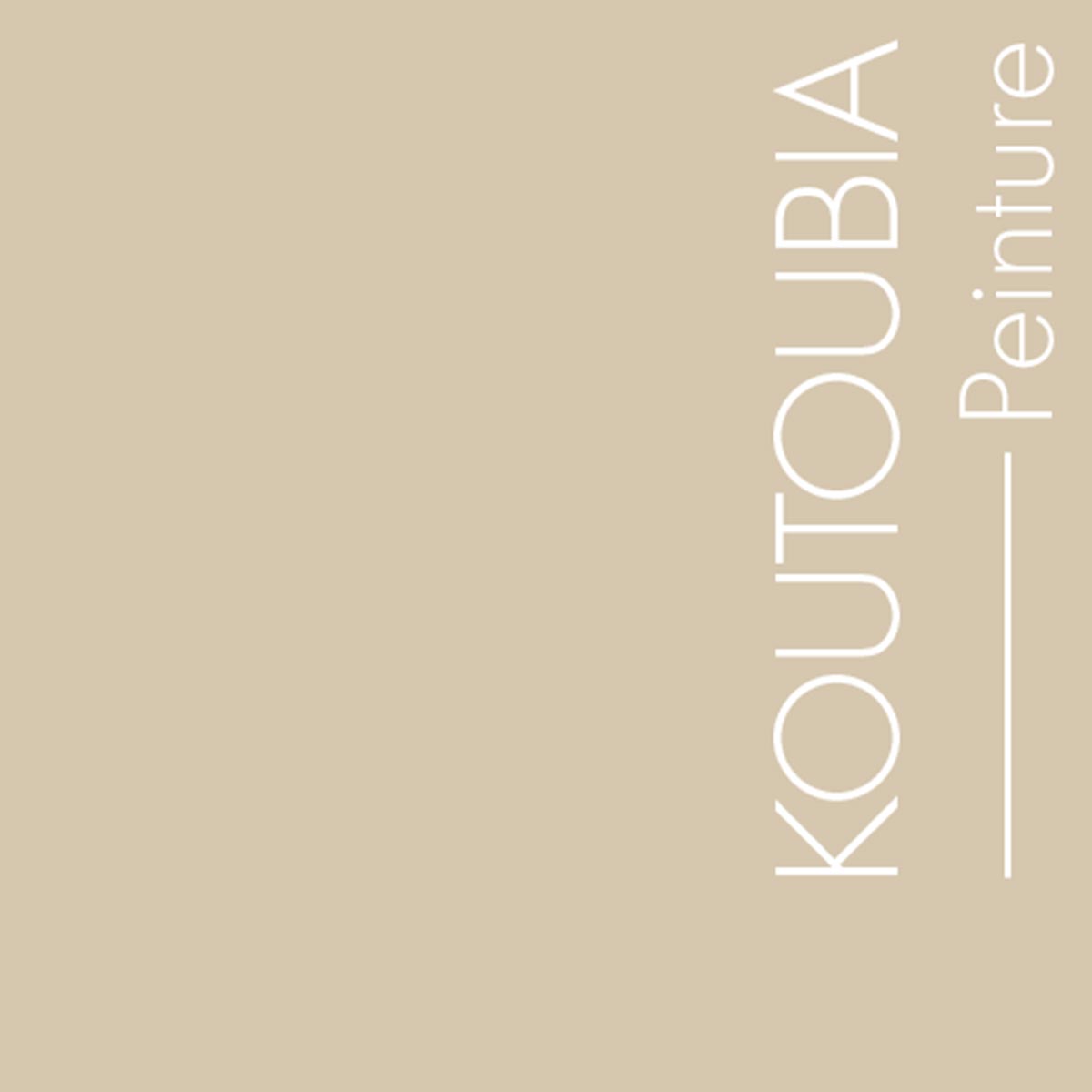 Couleur Koutoubia : Couleur mastic, neutre