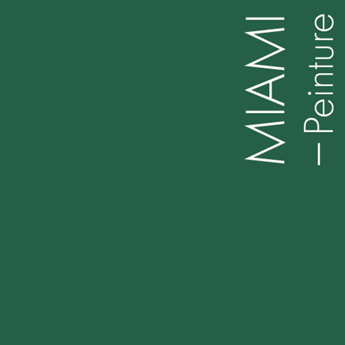 Couleur Miami : Un vert émeraude lumineux, profond et intense.