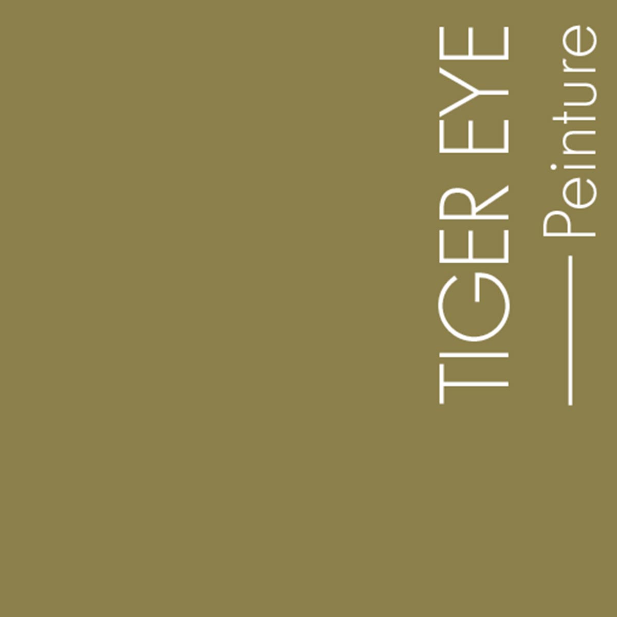 Couleur Tiger Eye : Un vert olive profond et très organique