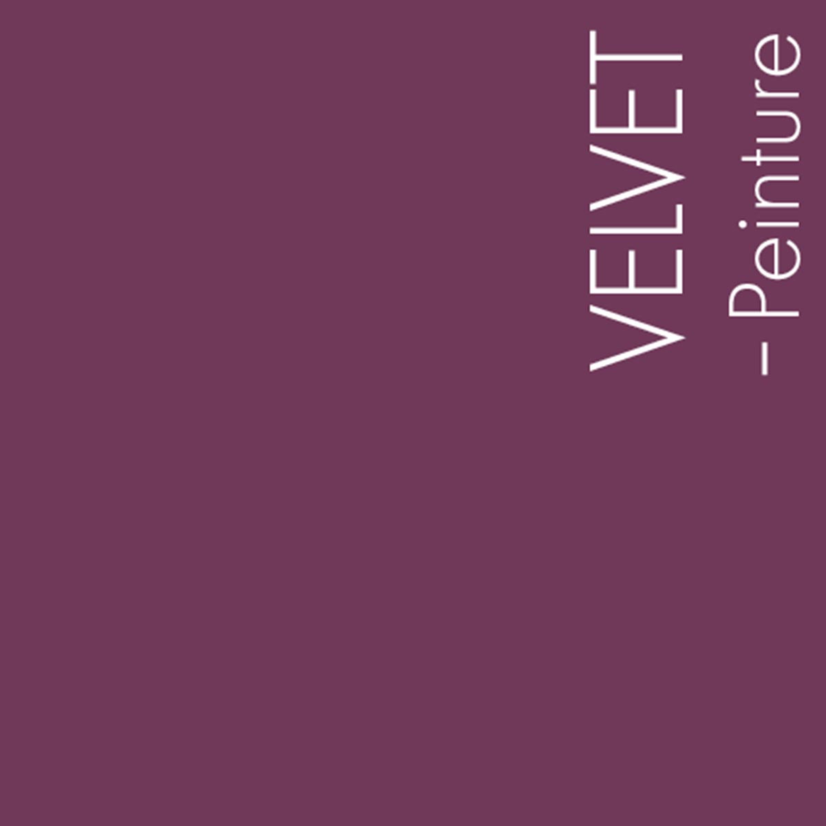 Couleur Velvet : Violet très doux, plus prune que bleu